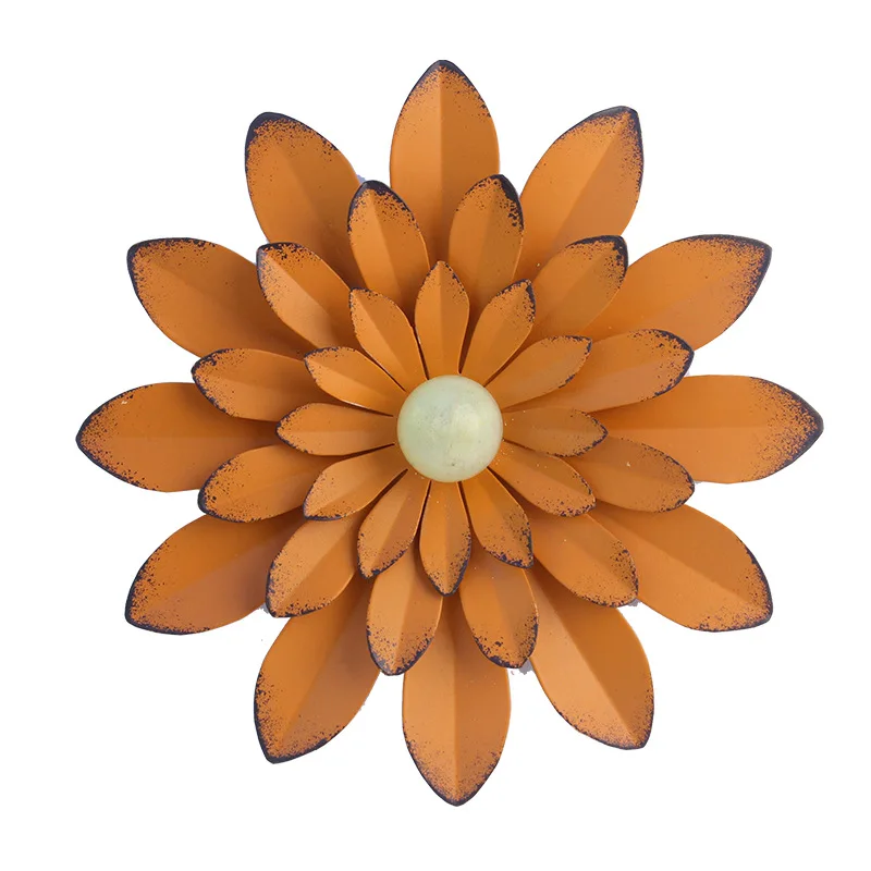 Hot selling Outdoor garden courtyard iron ladybug terrace balcony yard layout gardening wall landscaping decorative pendant