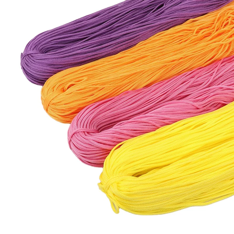 Оптовая продажа, шелковая нить из льда, средней тонкости, шелк из ледяной конопли, вязаная пряжа, плетеная нить, подушка, полый шнурок