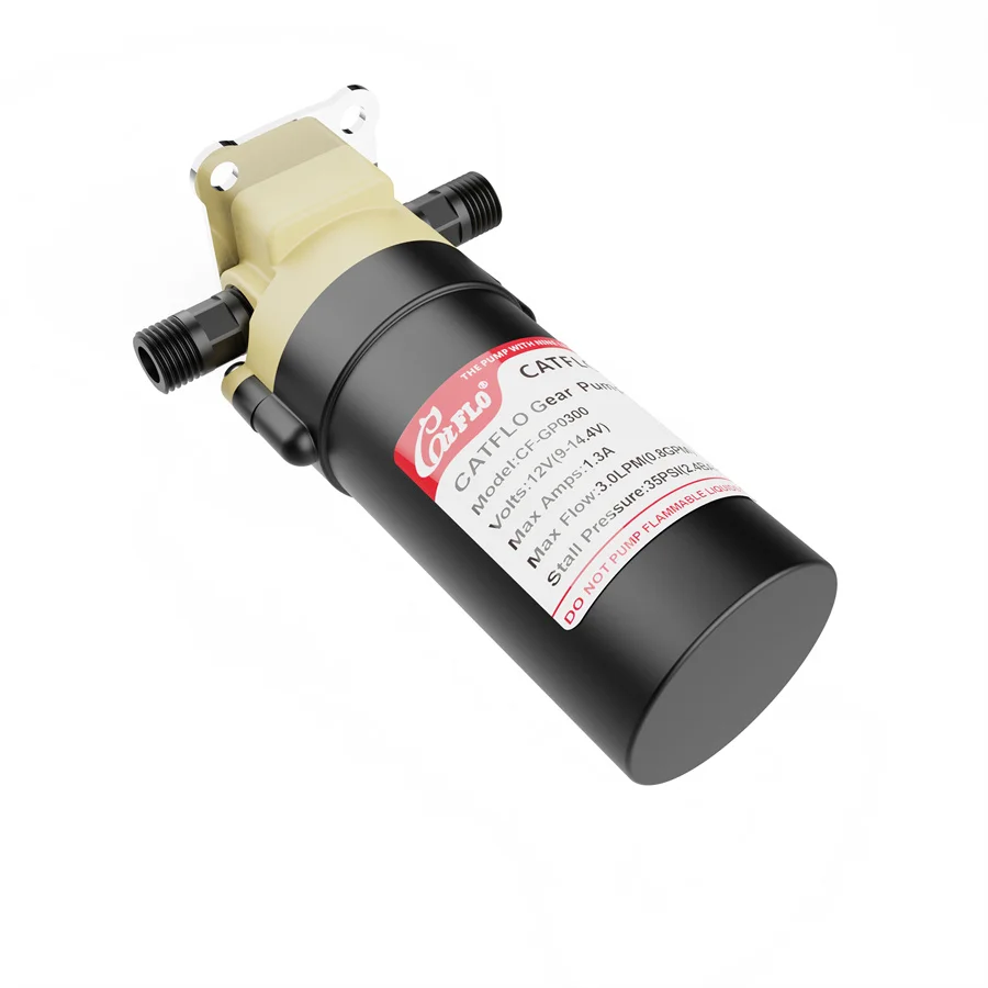 Catflo3LPM   35psi 1.3A small mini1 Oil Gear Pump for Boat use