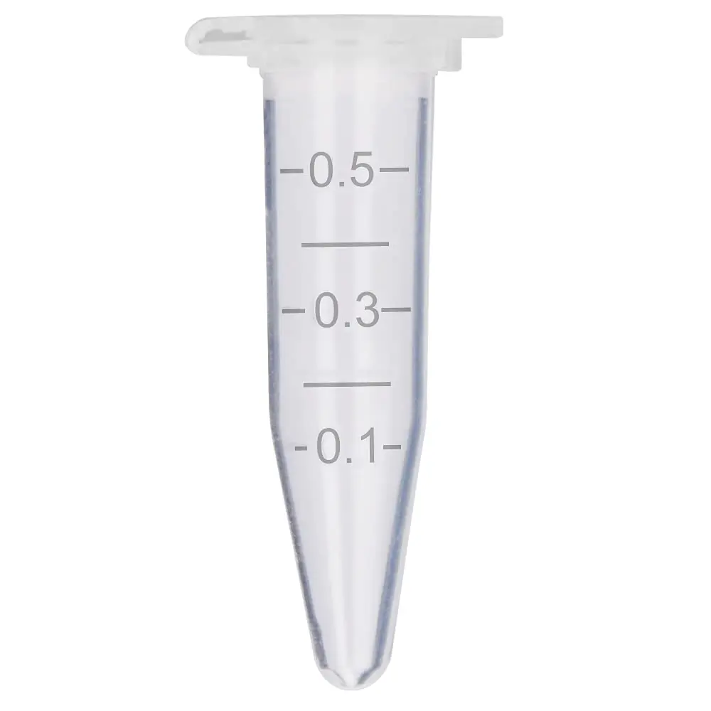 Laboratory Plastic 0.5ml 0.2ml Conical Falcon Centrifuge Tube With Screw Cap