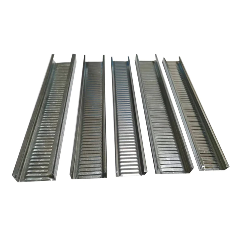 Suspended gypsum board ceiling steel frame metal furring channel 35x12mm gi ceiling batten