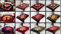 100% Polyester mantas de invierno 220X240 Golden Dove Royal Winter 6.5kg Double Ply Korean Style Mink Blanket For Qatar