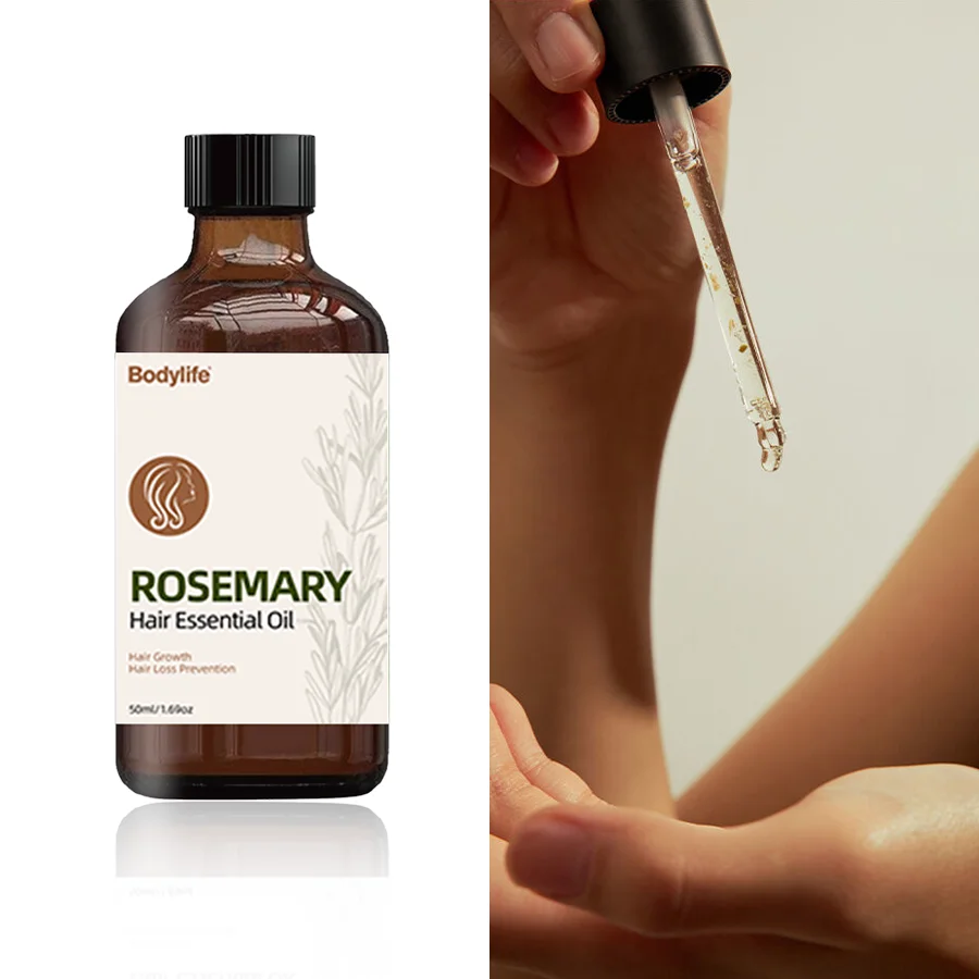 Hot Selling Rosemary Hair Growth Oil Regrowth Treatments Serum Essential Oil Women Private Label