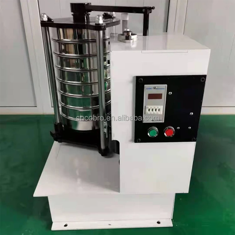 Standard Vibrating Laboratory Stainless Steel Special Screen With External Motor Flapping Hammer Wheat Flour Test Sieve