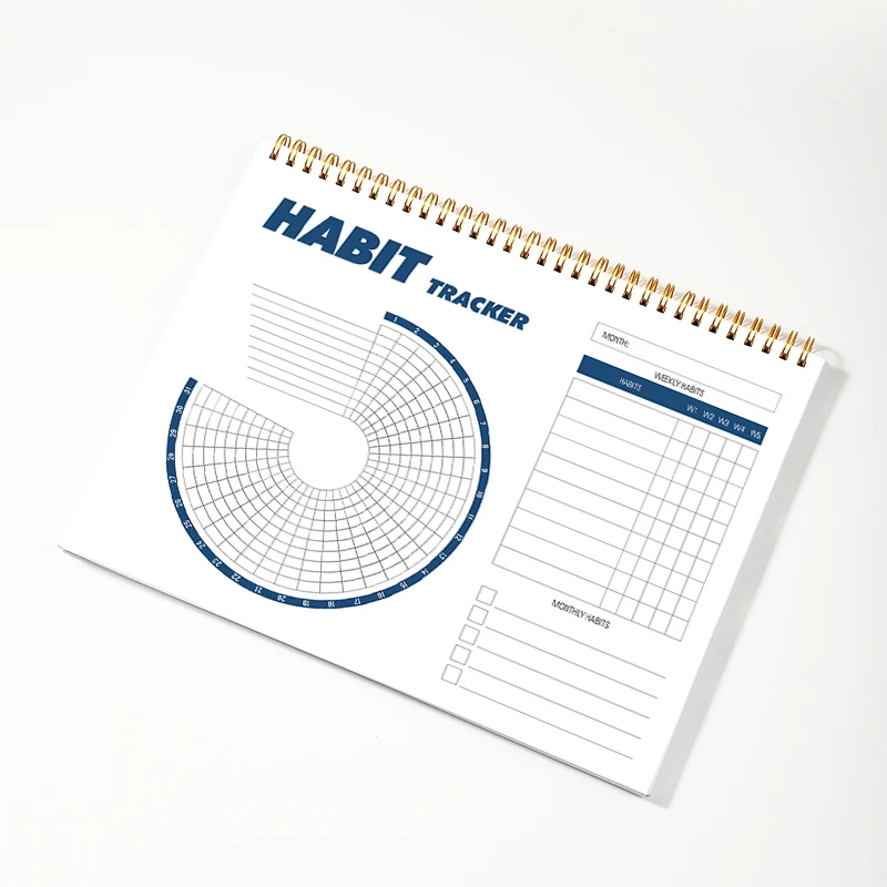 Оптовая продажа под заказ B5 недатированный ежедневный календарь список задач органайзер для самостоятельного ухода