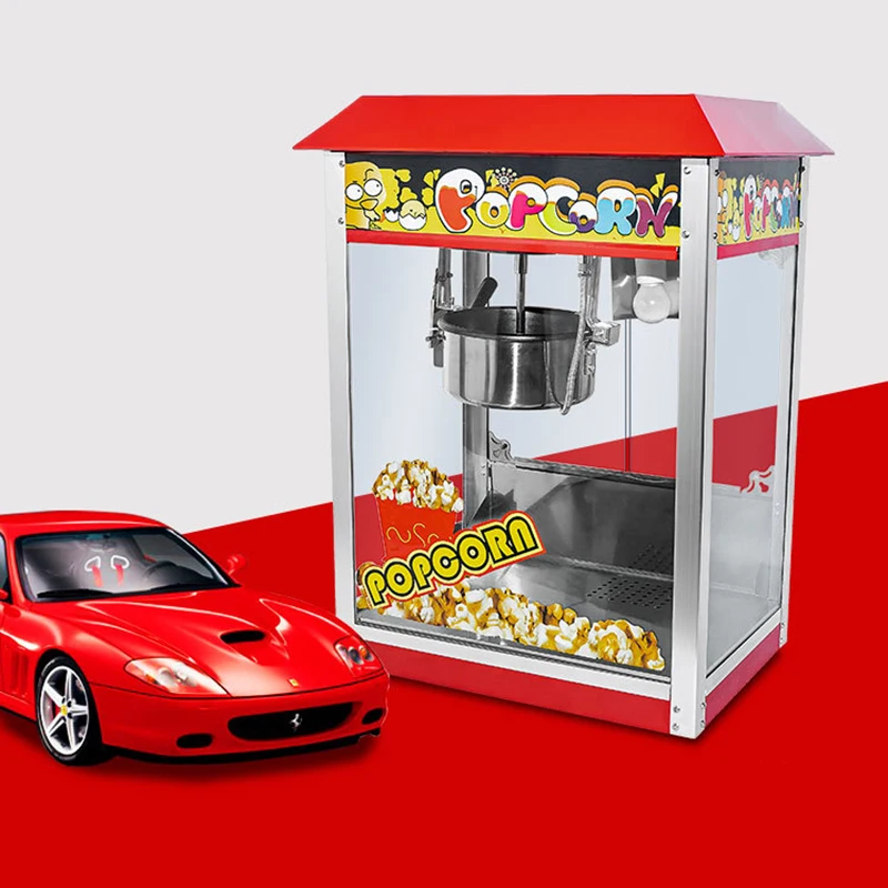 Automatic puffing electric ball butterfly grain blasting machine commercial use theater popcorn machine