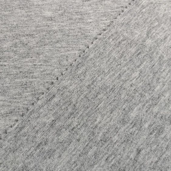 Китай производитель высокое качество вязать ткань «Скуба» топ окрашенная меланж стиль 69% хлопок 31% полиэстер ткань