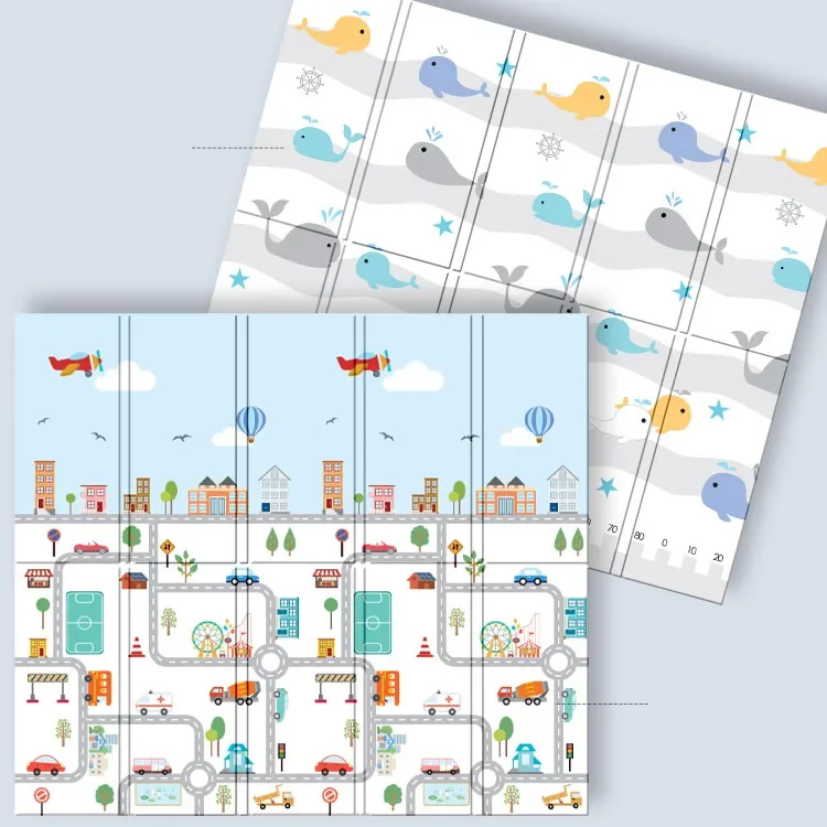 manufacturer factory price baby play mat xpe foam double sides  for kids folding thick baby infants play
