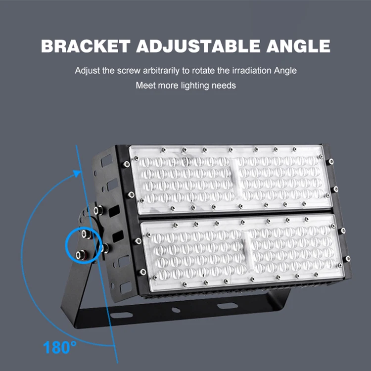 High Brightness Outdoor Courtyard Sports Stadiums Tunnel Lighting Waterproof Ip67 50w 100w 150w 200w 300w Led Flood Light
