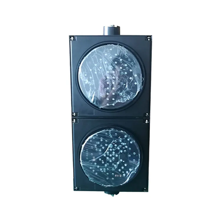Outdoor Waterproof 300mm Traffic Signal Light 12V Intelligent LED with Red Green Yellow Lens PC Material Safety Warning Light