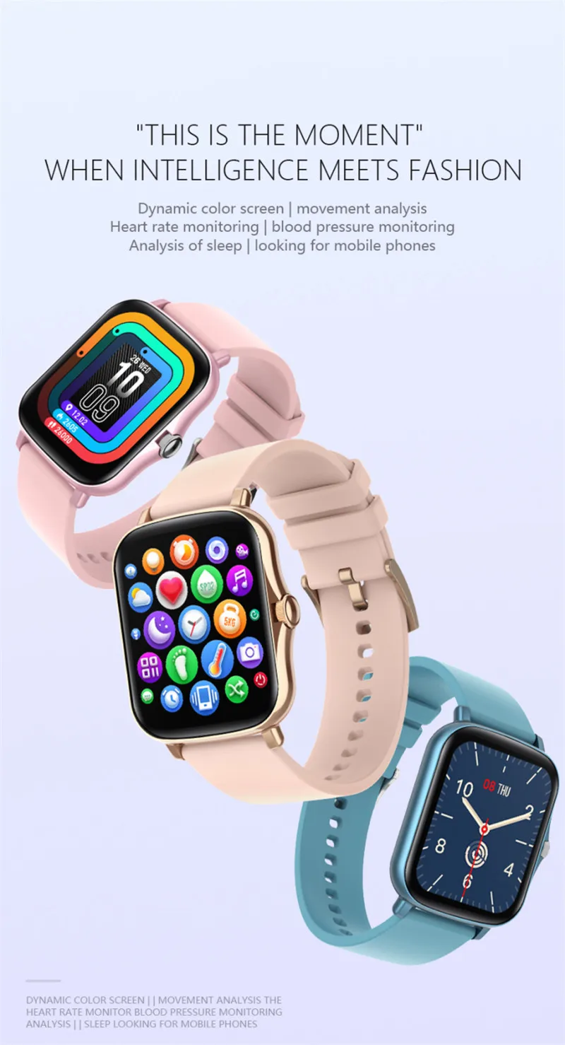  Смарт-часы LICHIP L130 w26 12 reloj inteligente relojes temperature relogio montre smartwatch IWO w26M plus serie 6