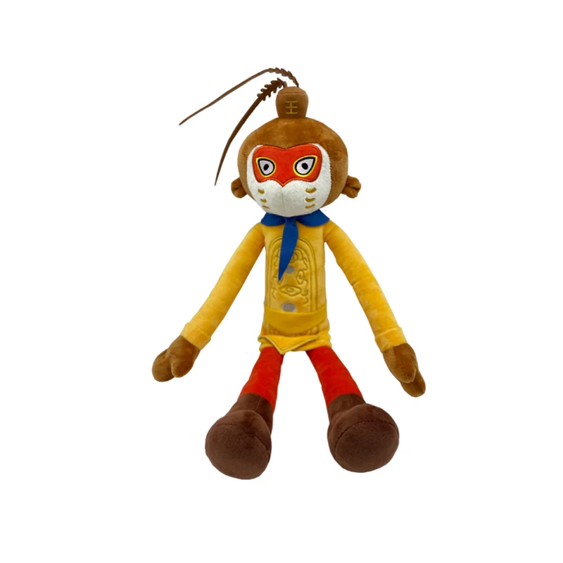 Новый дизайн милый мультфильм солнце Wukong плюшевые игрушки на заказ мягкие животные кукла обезьяна