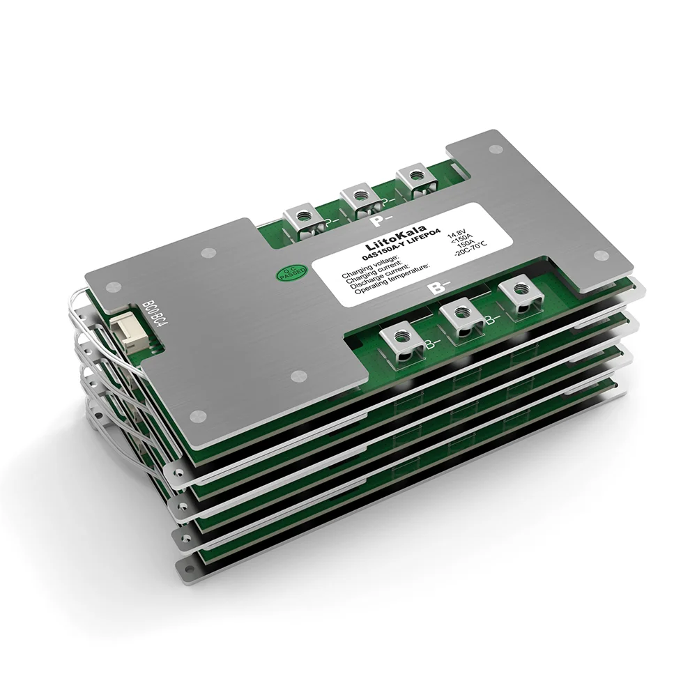 LiitoKala 04S150A-Y 4S LiFePO4 12 В BMS системы управления батареей (bms) 150A разряд