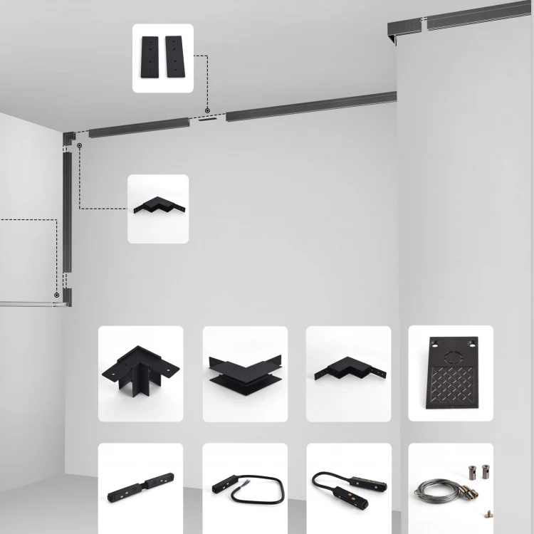 Oem/odm Manufacturer Led Light 15w Spot Light Flicker Free Driver Adapter Magnetic Track Light