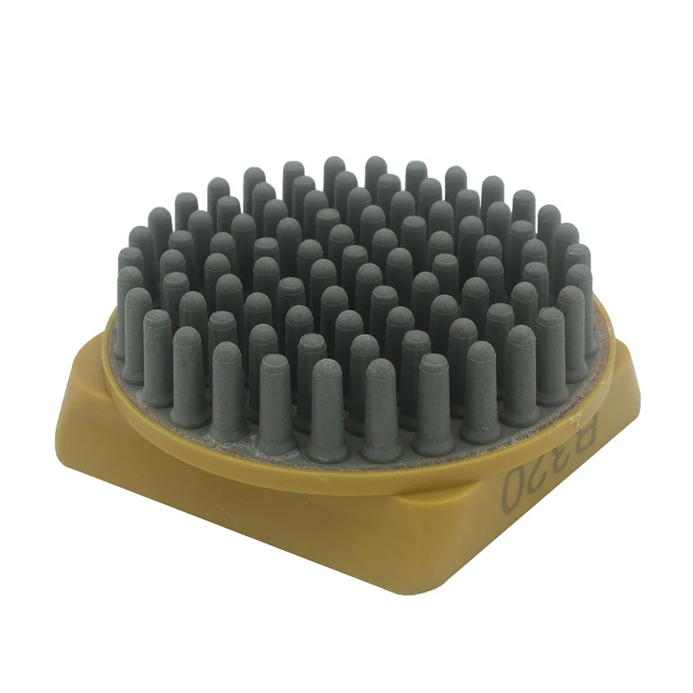 Diamond Frankfurt Abrasive Airflex and Filiflex Antique Brush with Rubber Materials for Grinding Marble to achieve matte gloss