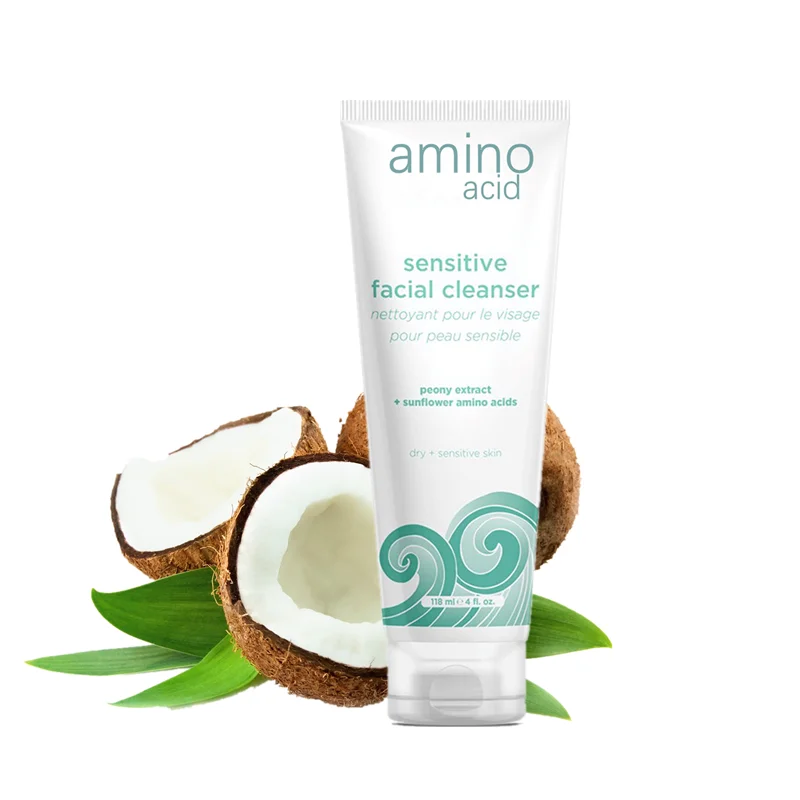 Cruelty Free Vegan Formula Paraben Free Amino Acid Facial Cleanser Face Wash Gel with Vitamin E, Honey