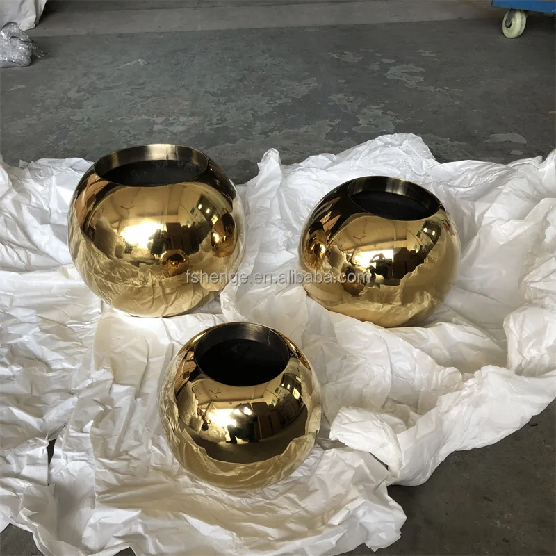 Garden supplies metal trough planter indoor extra large steel decorative bowl flower pots planters