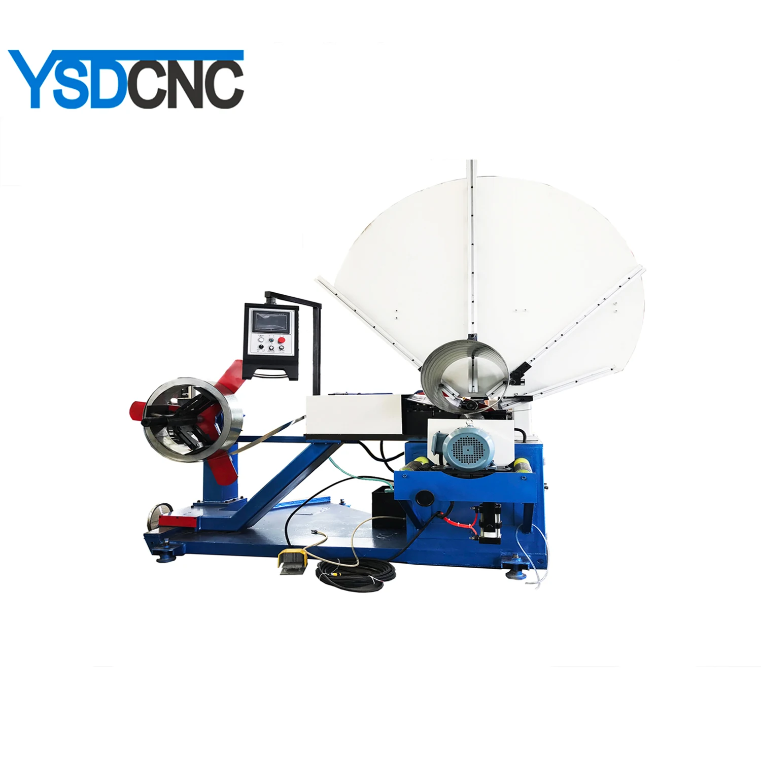 MADE IN CHINA DCP1250 round duct elbow machine Electric/Hydraulic gorelocker for making duct