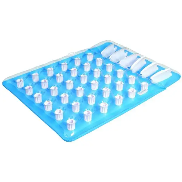 
Double inflatable swimming pool lounger air bed mattress 