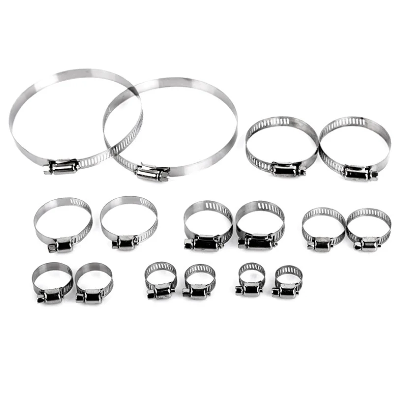 OEM Full size adjustable heavy duty quick release stainless steel small thumb screw hose clamps for pipe