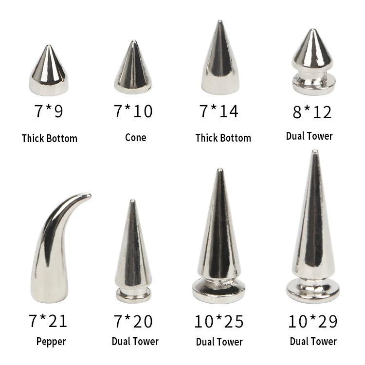 Sharp nail fashion bracelet rivets snap button bracelet wristband punk jewelry wholesale