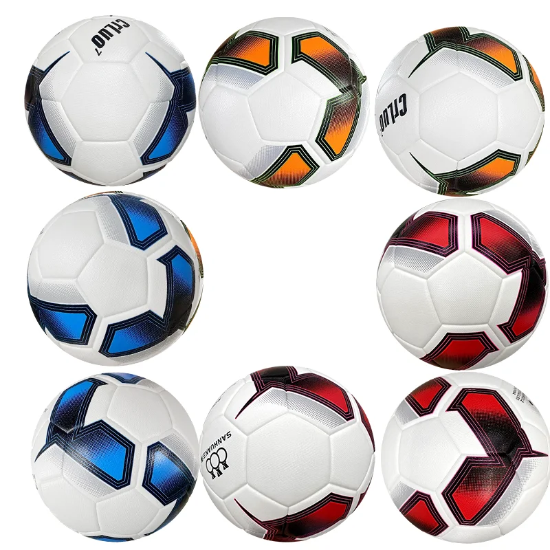 Aolan white   Bladder/cloth PU/crampon football /Euro Cup /Soccer Ball