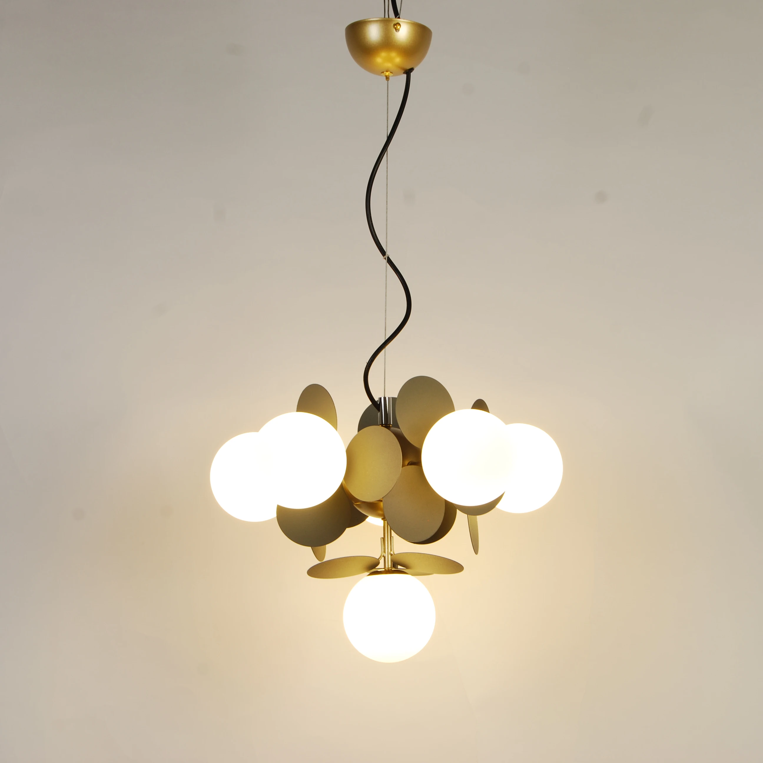 lamparas de escritorio Pendant Lamp With Matt Grey Finishing