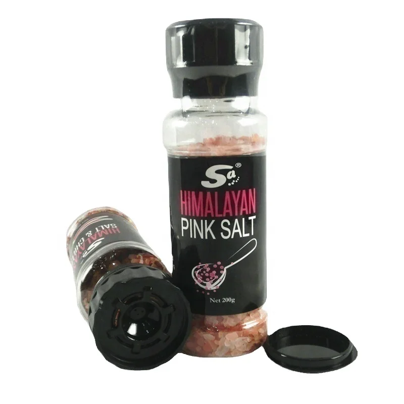 Natural Unrefined Himalayan Pink Salt Himalayan Rock Salt With Grinder Food Grade Himalayan Salt 3-5mm OEM Welcome