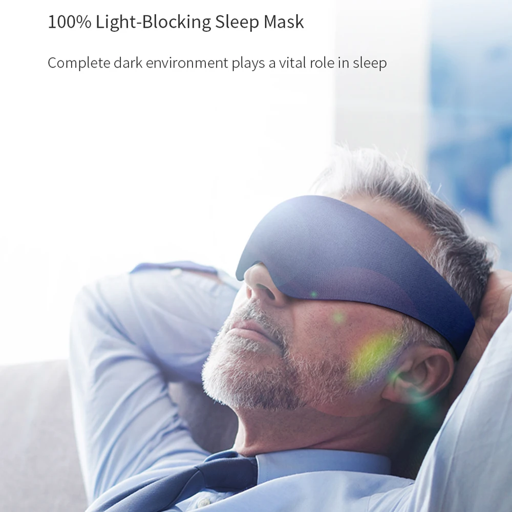 3D Blackout Eye Mask Sleeping Eyes Mask For Travel Rest Portable Comfortable Eye 100% Light Block Mask Reusable Washable