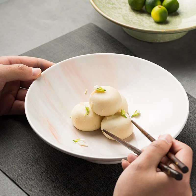 nordic vintage style ceram plate black china ceramic dinner plate for wedding decoration