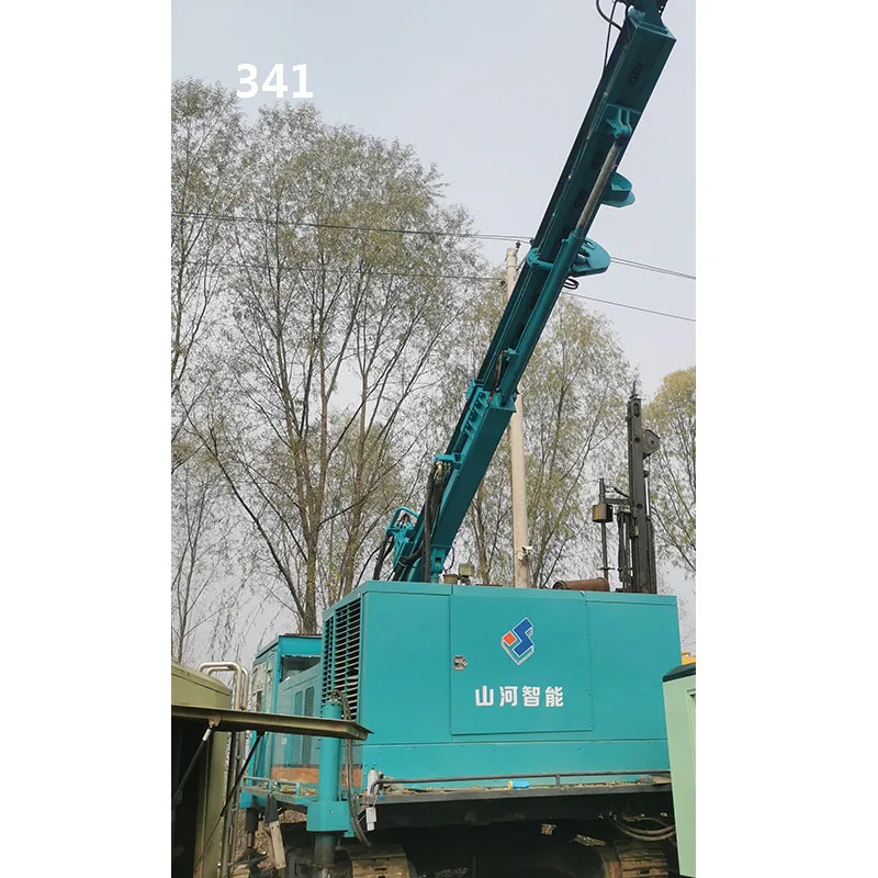 Second hand Sunward SWDB165 интегрированная горнодобывающая буровая установка DTH наземная гусеничный дизельный двигатель