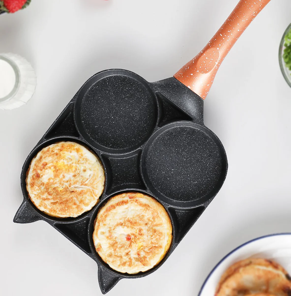 Best Selling Home Marble Coating Fry Pan Non-Stick Cooking Frying Maifan Stone Non Stick Cookware Set