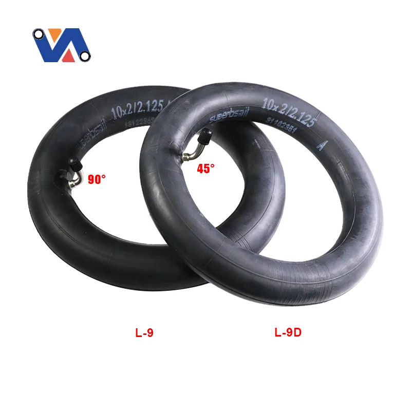 New Image 10*2.125 Inner Tube For HX X8/Kugoo HX PRO Scooter Replacement Inner Tube with Bent Valve 90 Degree