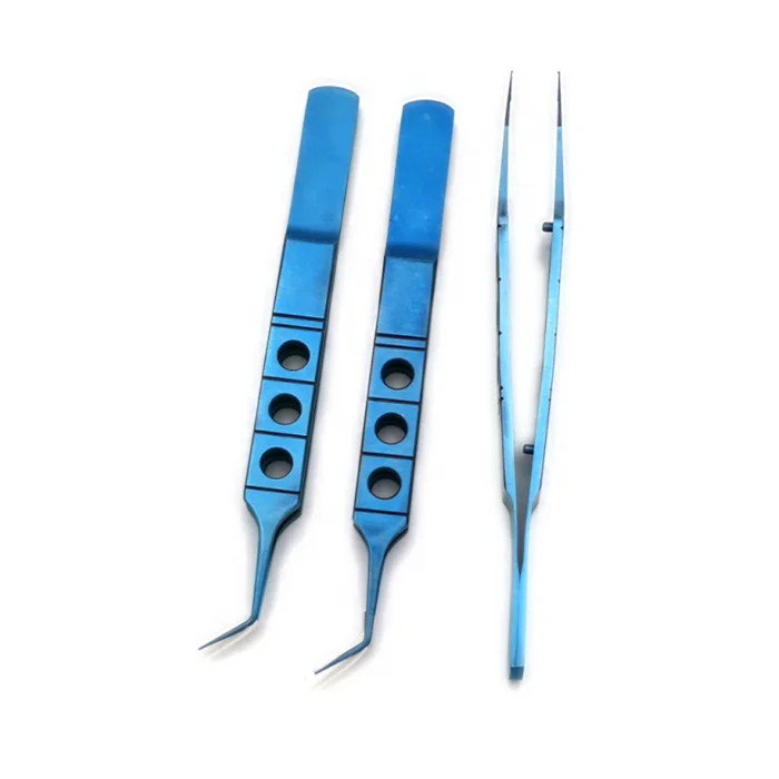 Хирургические офтальмологические глаза изогнутые медицинские щипцы