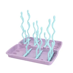 Cheap wholesale plastic bottle drying rack for baby