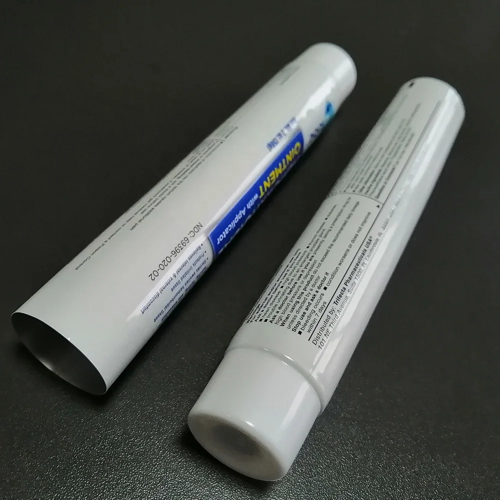 50g 60g 75g 90g 100g plastic aluminium laminated cream tube