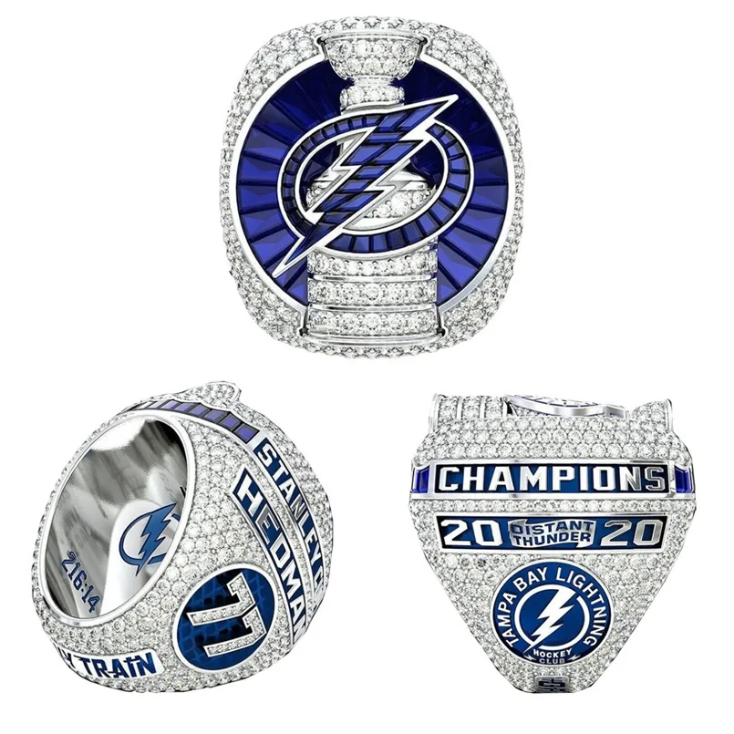 Popular 2020 Tampa Bay Lightning Champion Ring NHL Hockey  Ring