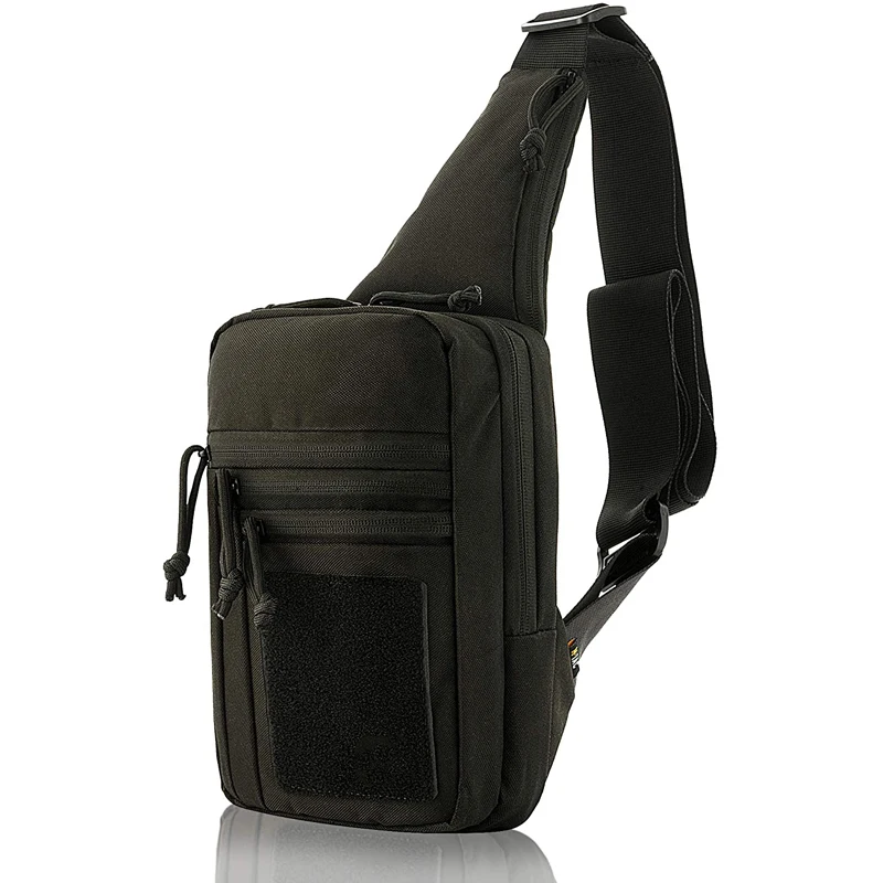 Portable Polyester Canvas Nylon Messenger Tactical Chest Bag Crossbody Shoulder Sling Bag Wholesale Price Men Women Summer