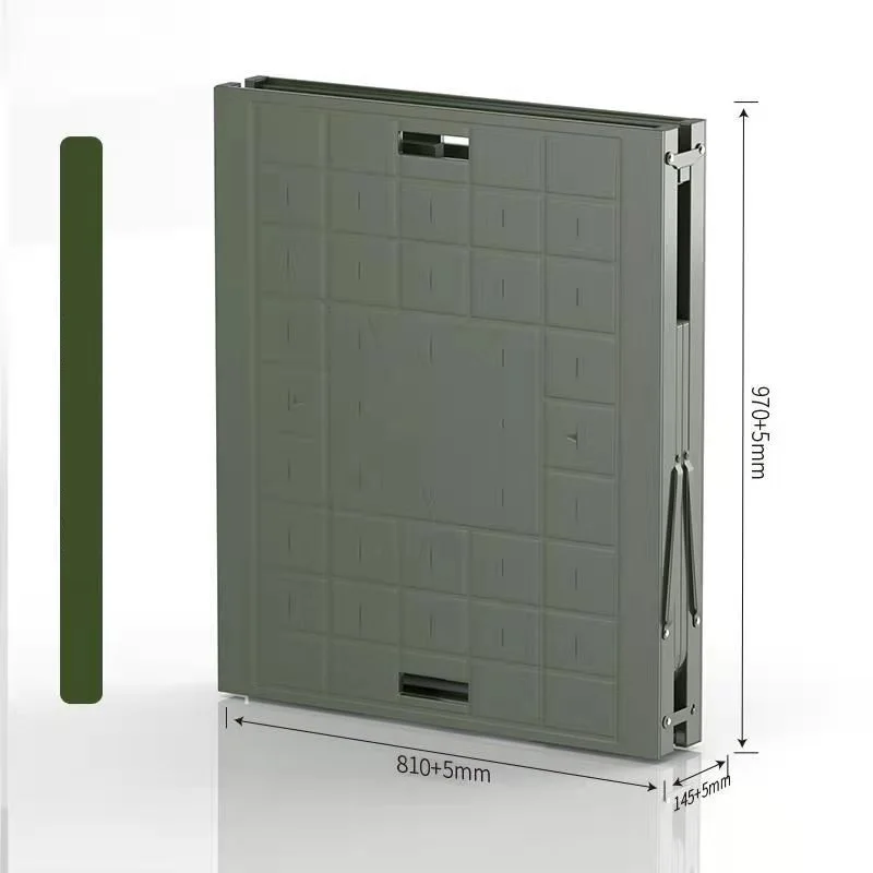 Hot plastic steel camp bed field single portable green nap can be thickened escort nap bed