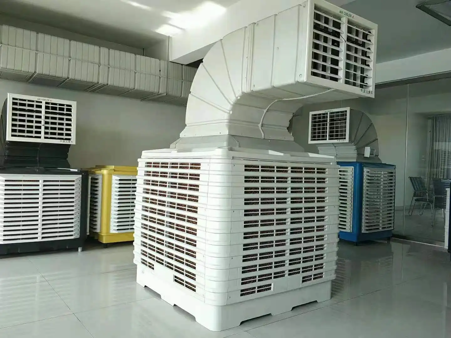 380V Desert  Air Cooler  Industrial Air Conditioner Wall Mounted  Water Cooler Fan