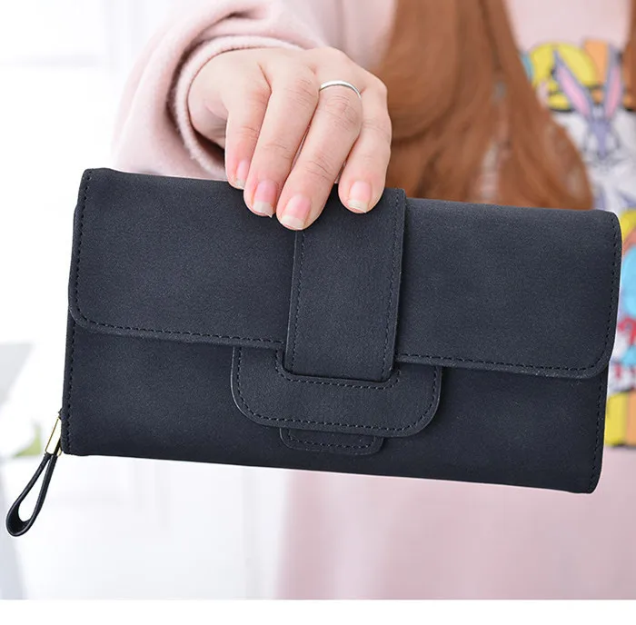 wholesale Wallet Women Multi-card Two Fold Long Zipper Clutch Purse