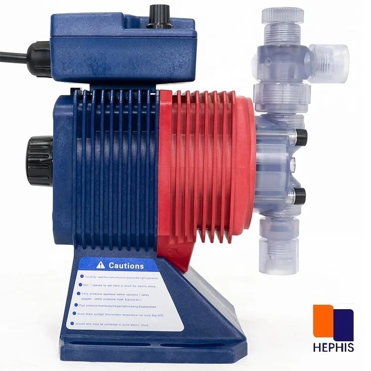 HEPHIS 2.28-24L/hr@10-2Bar AC100-240V Solenoid Electromagnetic Diaphragms Swimming Pool Dosing Pump Metering Pump
