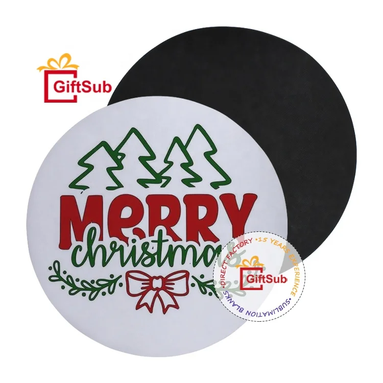 Wholesale Custom Polyester Printed Logo Round Foot Mat Carpets Funny Front Doormat Anti Slip Rubber Indoor Floor Door Rugs Mat