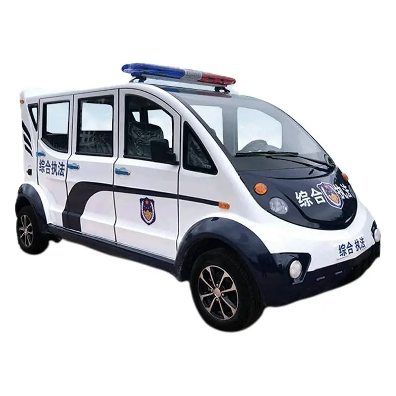 Good Quality Closed 8 person security electric patrol sightseeing vehicles car for bulk sale