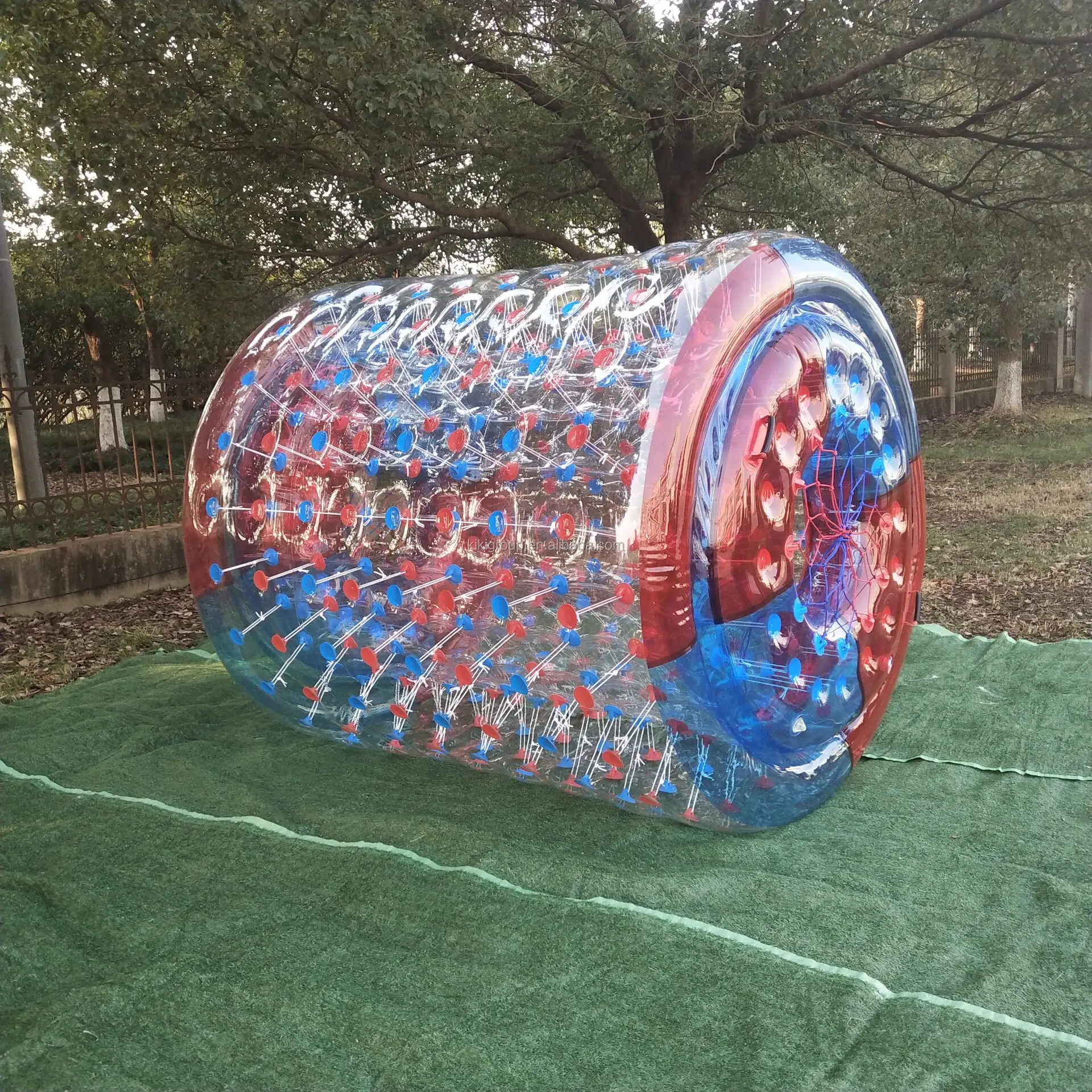 Durable 1.0mm PVC OEM Inflatable Hamster Roller Wheel Walking Roller Game Inflatable Roller Balls For Sale