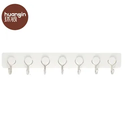 Non-slip style plastic clothes over door wall hanger hook