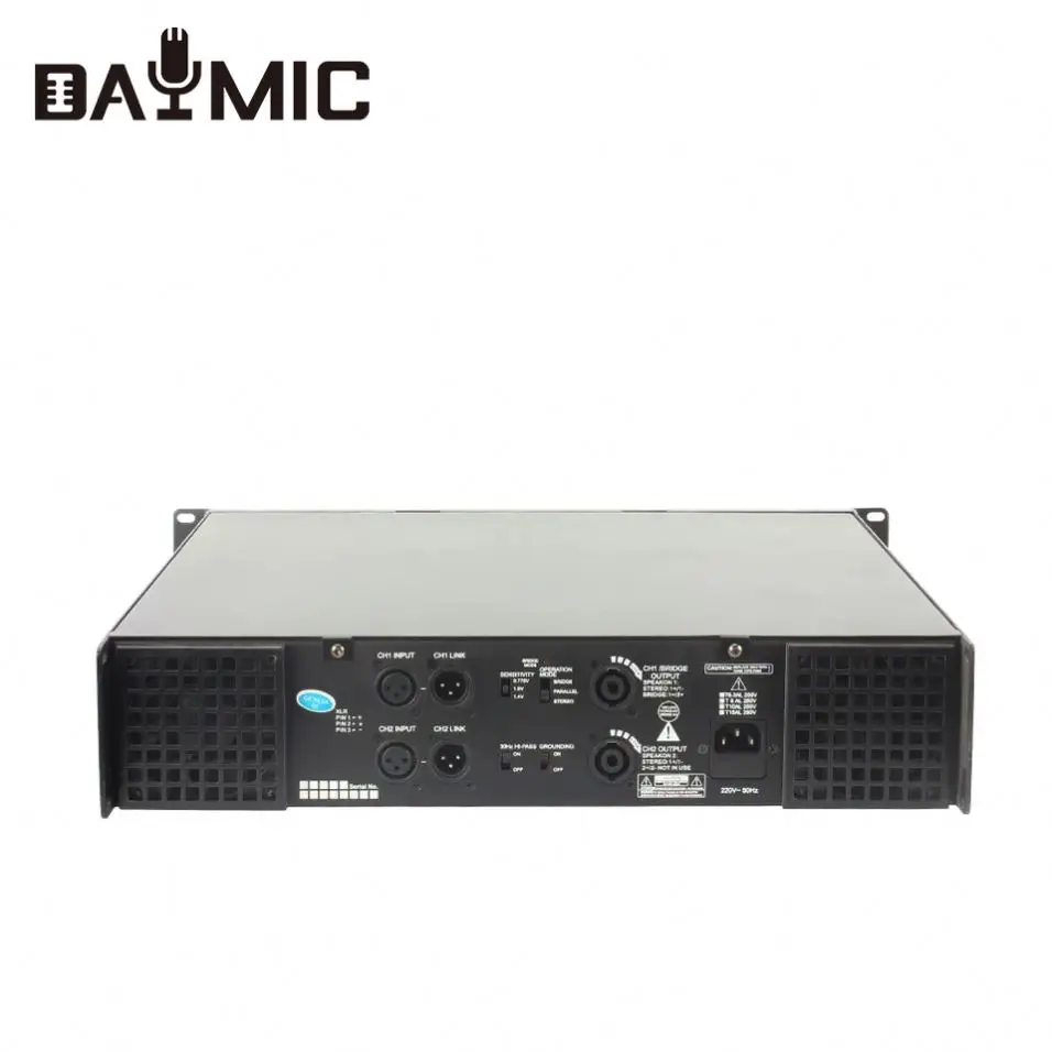 AOSHEN 2 Channel 1350w Professional C20 Power Amplifier for Stage Performance Concert