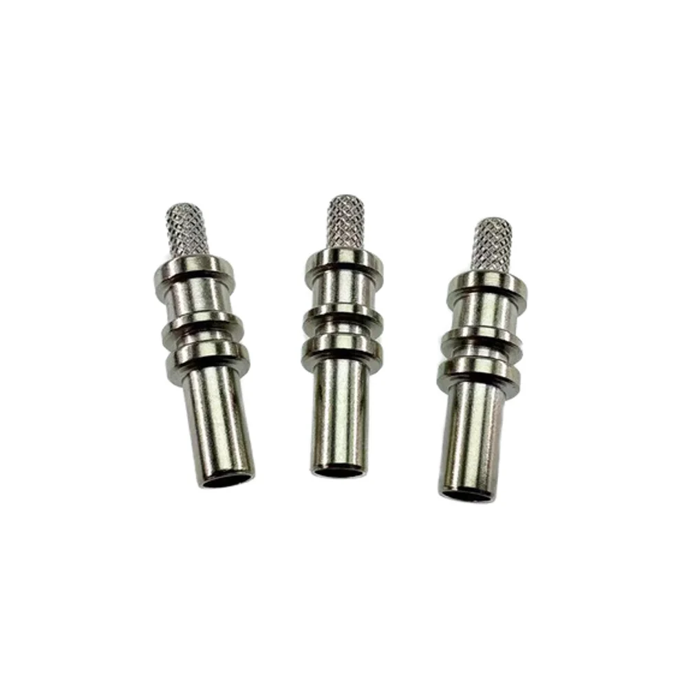 Brass Plated Nickel Wire Knurled Rubber Coated Terminal for Vehicle High Quality ICs Product