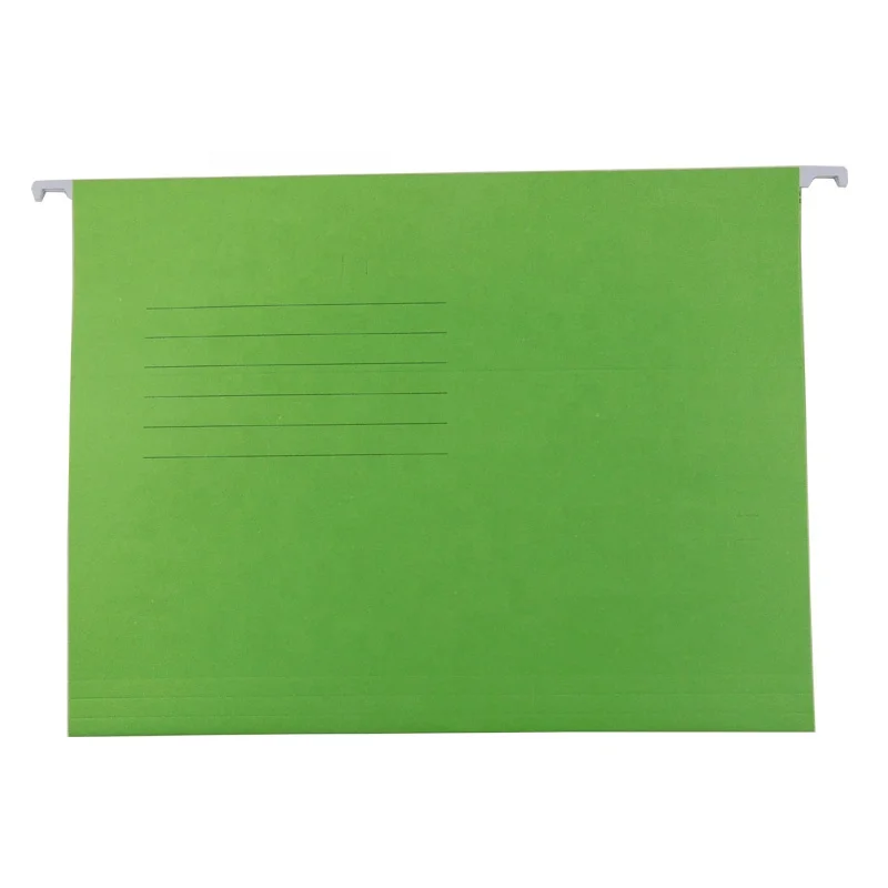 Eco-friendly and reusable customized a4 size paper suspension document classification holder