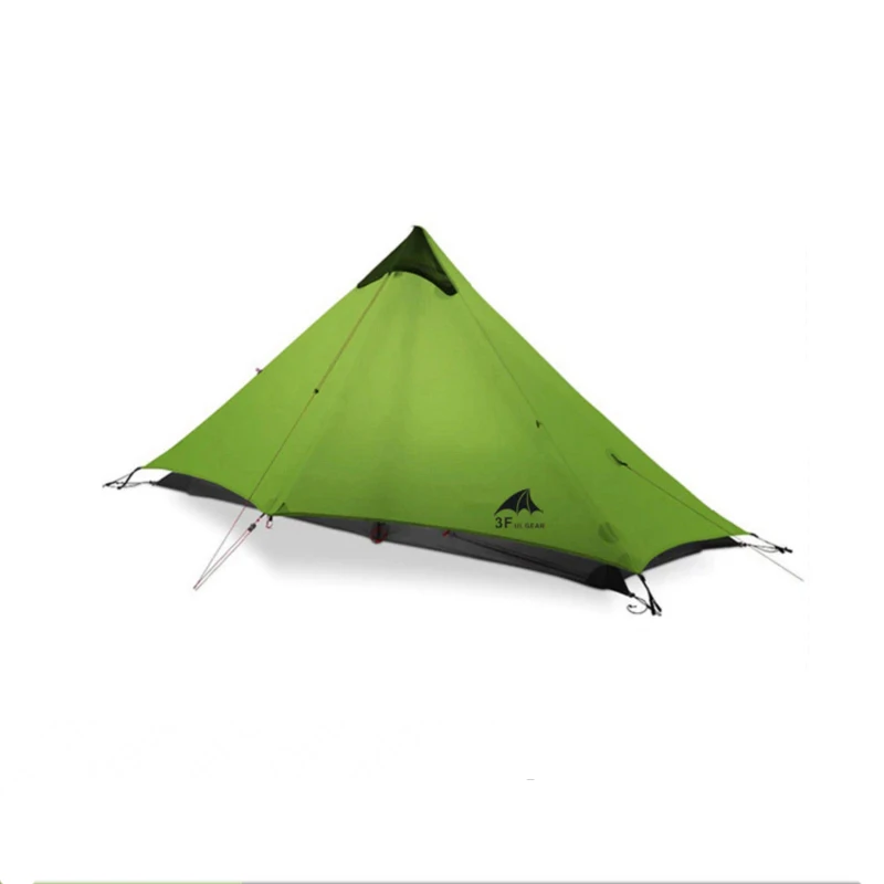 3F  LanShan 1 Tent 1 Person 3-4 Seasons Camping Equipment Nylon Outdoor Camping Tent